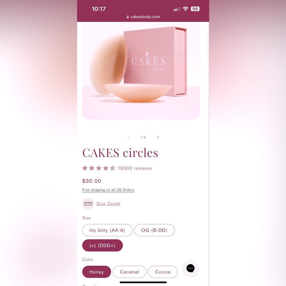 CAKES body circles Cakes+/Honey